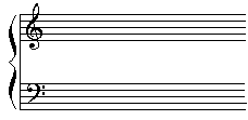 Portee pour piano